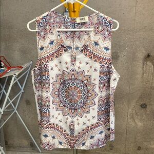 Verse Jory Split Neck Blouse